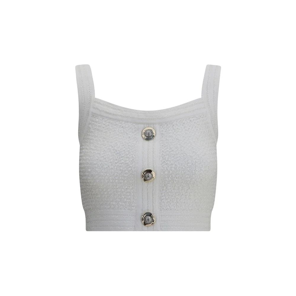 Balmain Tweed crop Top