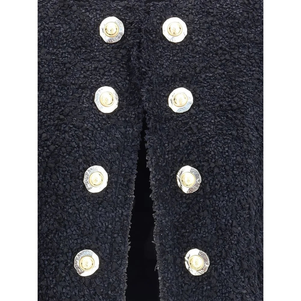 Balmain Tweed Spencer Jacket - Coats & Jackets