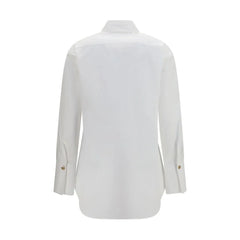Balmain White Cotton Dress Shirt
