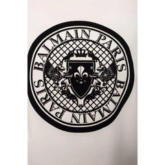Balmain White Cotton Sweatshirt - 36