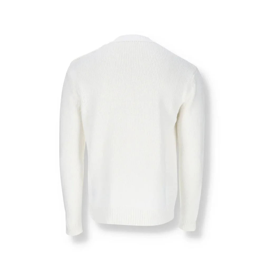 Balmain White Cotton Sweatshirt - L