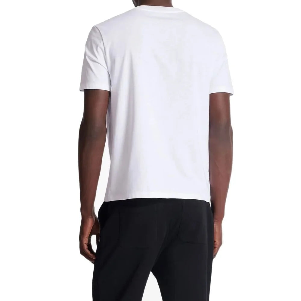 T-shirt en coton blanc Balmain