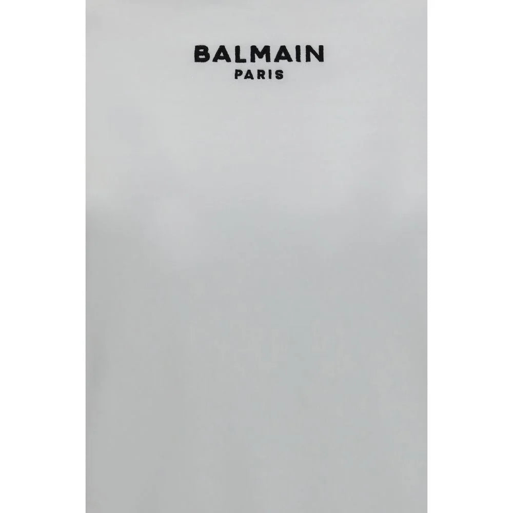 Balmain White Cotton T-Shirt