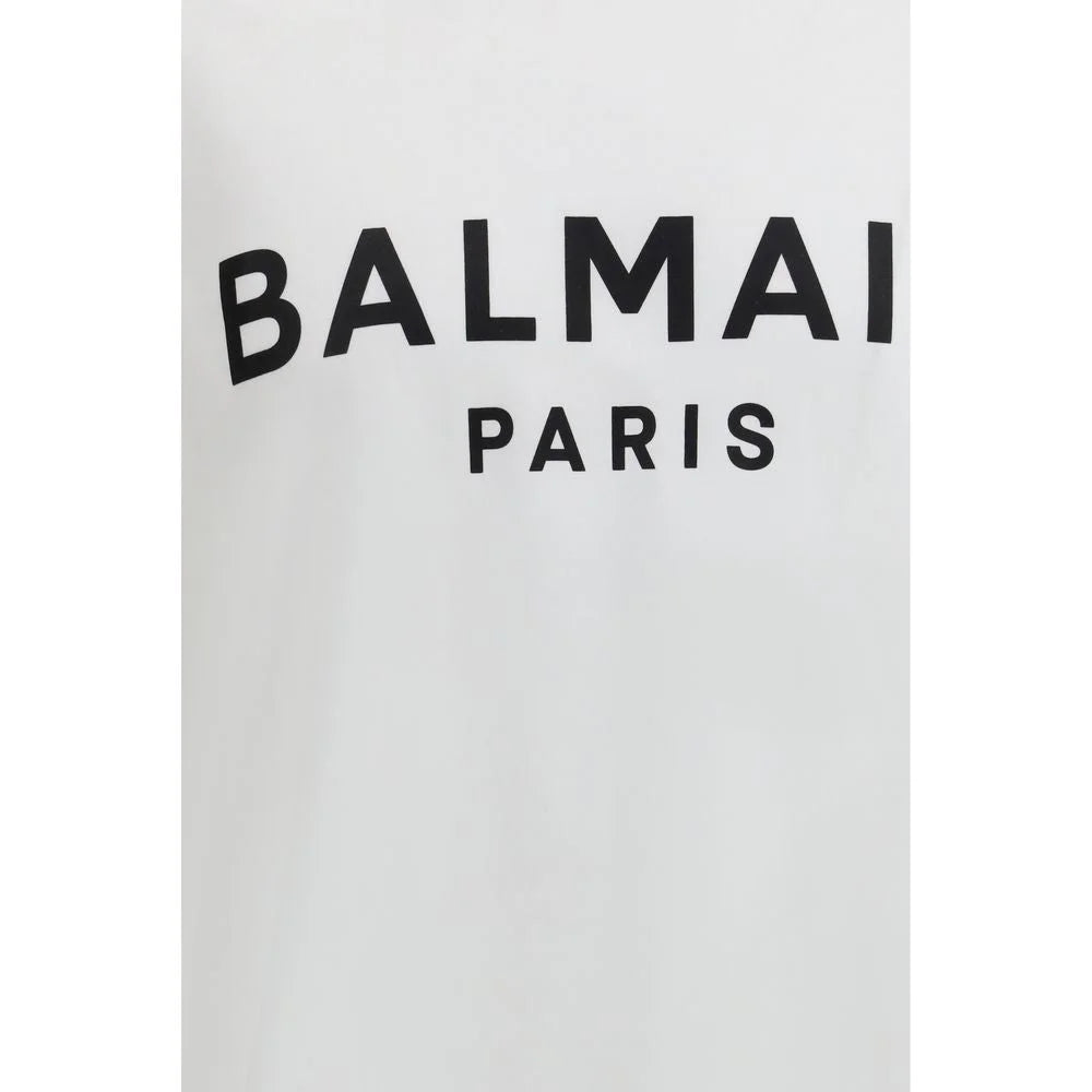 Balmain fehér pamacsú póló