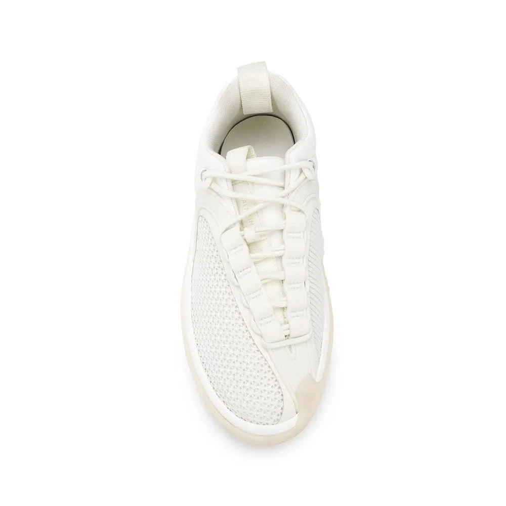 Balmain White Fabric Athletic Sneakers - EU40/US10