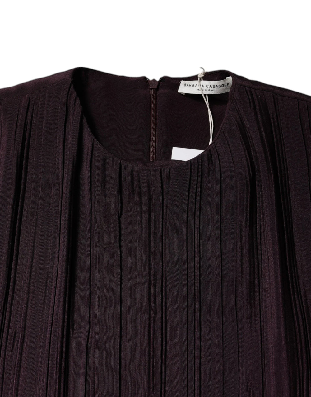 Barbara Casasola Brown Silk Short Sleeves Sheath Maxi Dress - IT40|S - Dresses