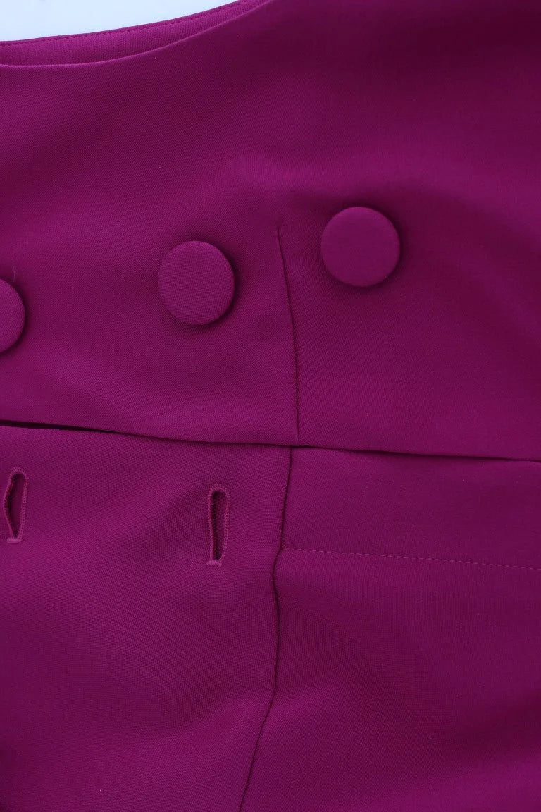 Barbara Casasola Purple Silk Sleeveless Blouse Top - IT42 | S - Blouses