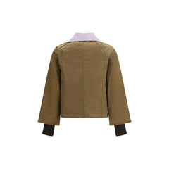 Barbour Beige Cotton Shell Jacket - 12