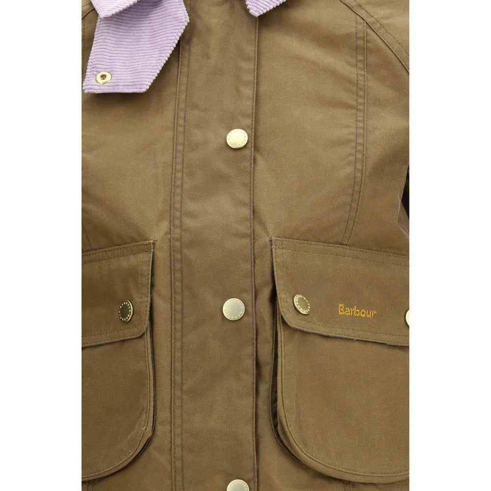 Barbour Beige Cotton Shell Jacket - 12