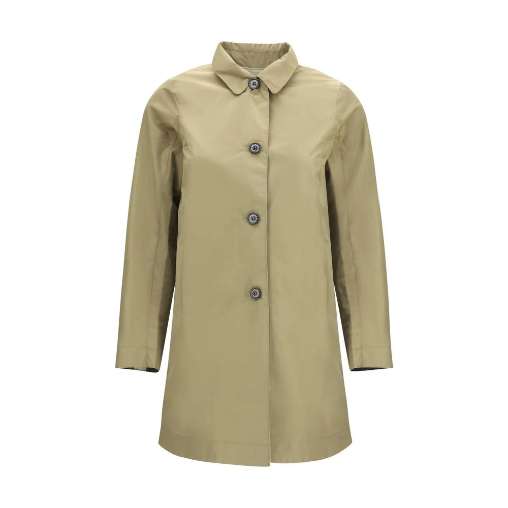 Barbour Bicolor Polyester Trench Coat - 10