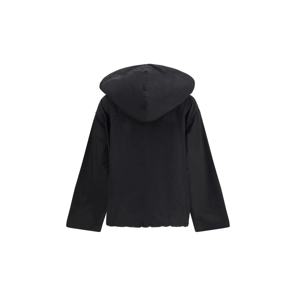Barbour Black Cotton Rain Coat - 12