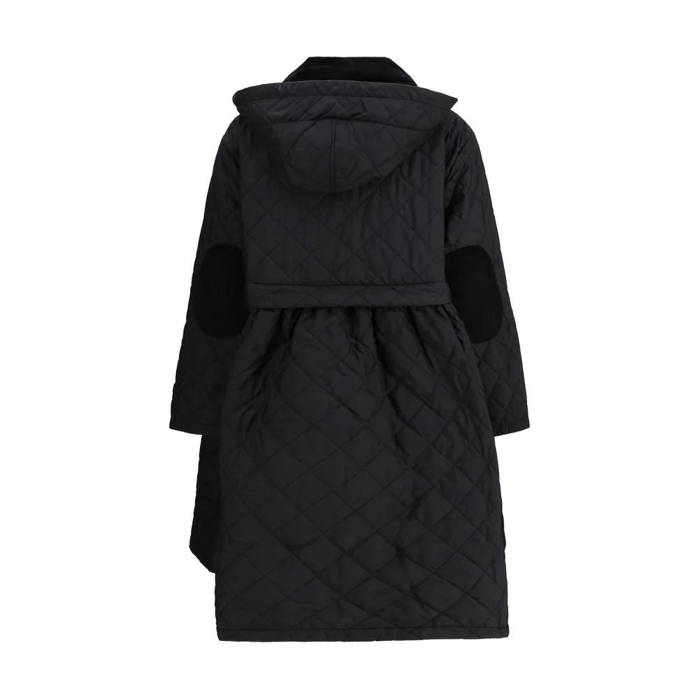 Barbour Black Polyester Coat
