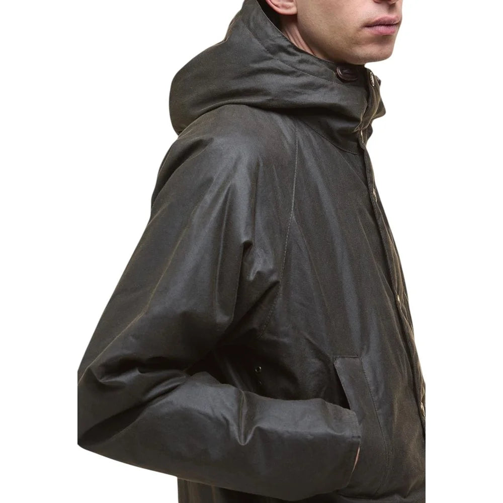 Barbour rohelise värvi puuvillane parka - Parkadid