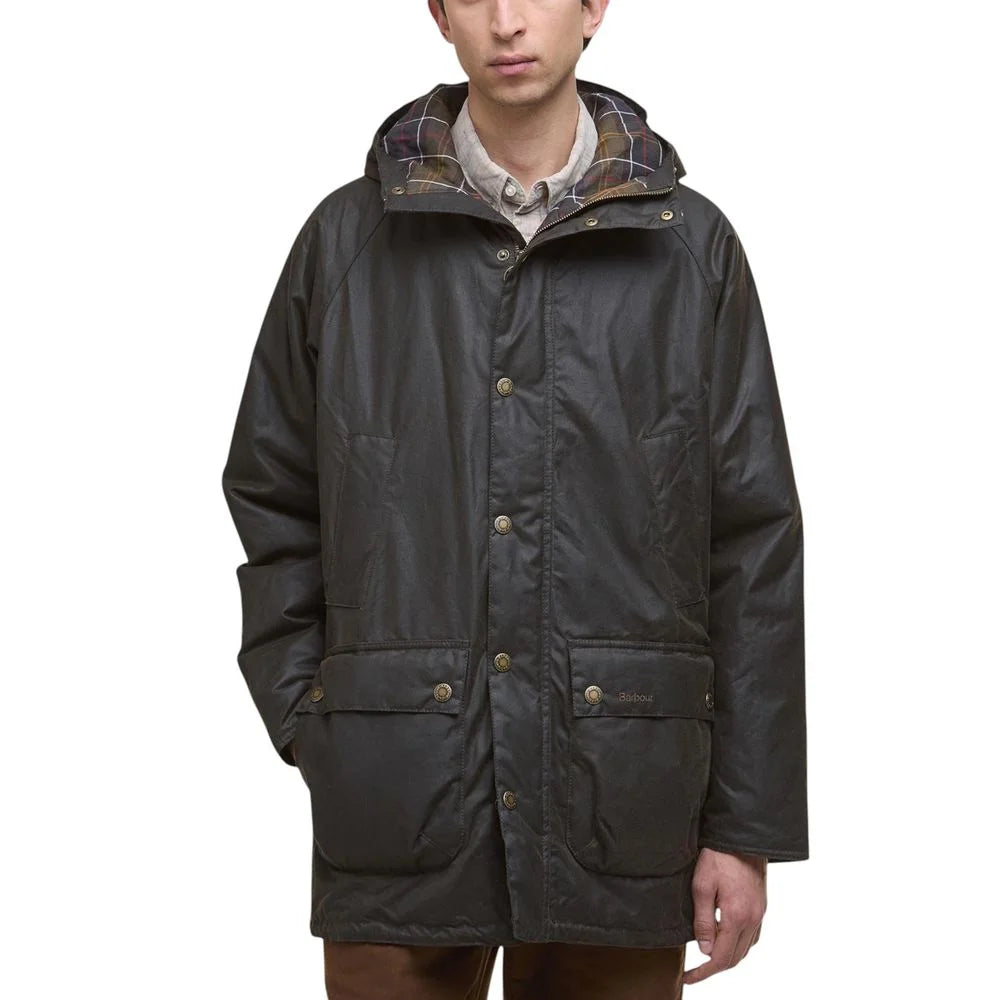 Barbour rohelise värvi puuvillane parka - Parkadid