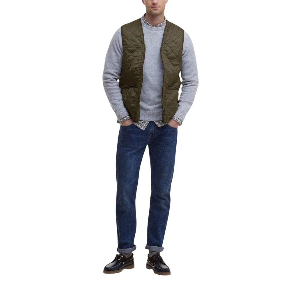 Barbour Green Polyamide Sleveless Jacket - IT48 | L