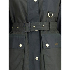 Barbour Milda waxed Trench Coat - 10 - Trench Coats