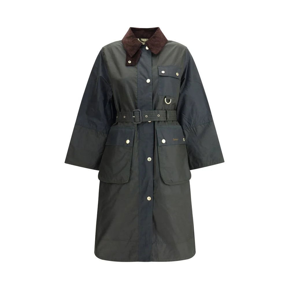 Barbour Milda waxed Trench Coat - 10 - Trench Coats