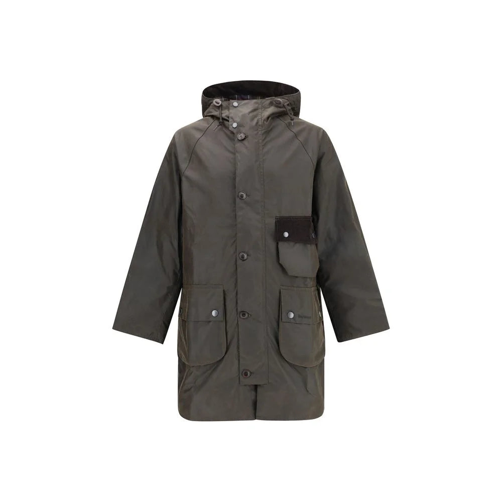 Barbour Solway Trench Waxed Coat - L - Trench Coats