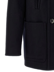 BARENA Blue Wool Coat - IT52 | XL