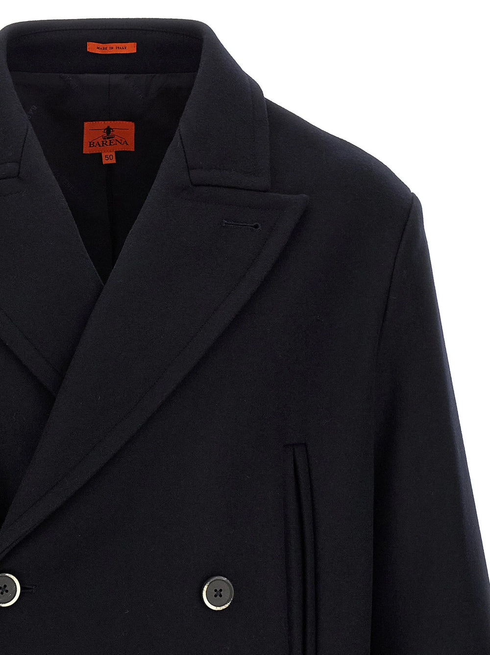 BARENA Blue Wool Coat - IT52 | XL