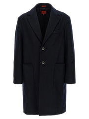 BARENA Blue Wool Coat - XXL