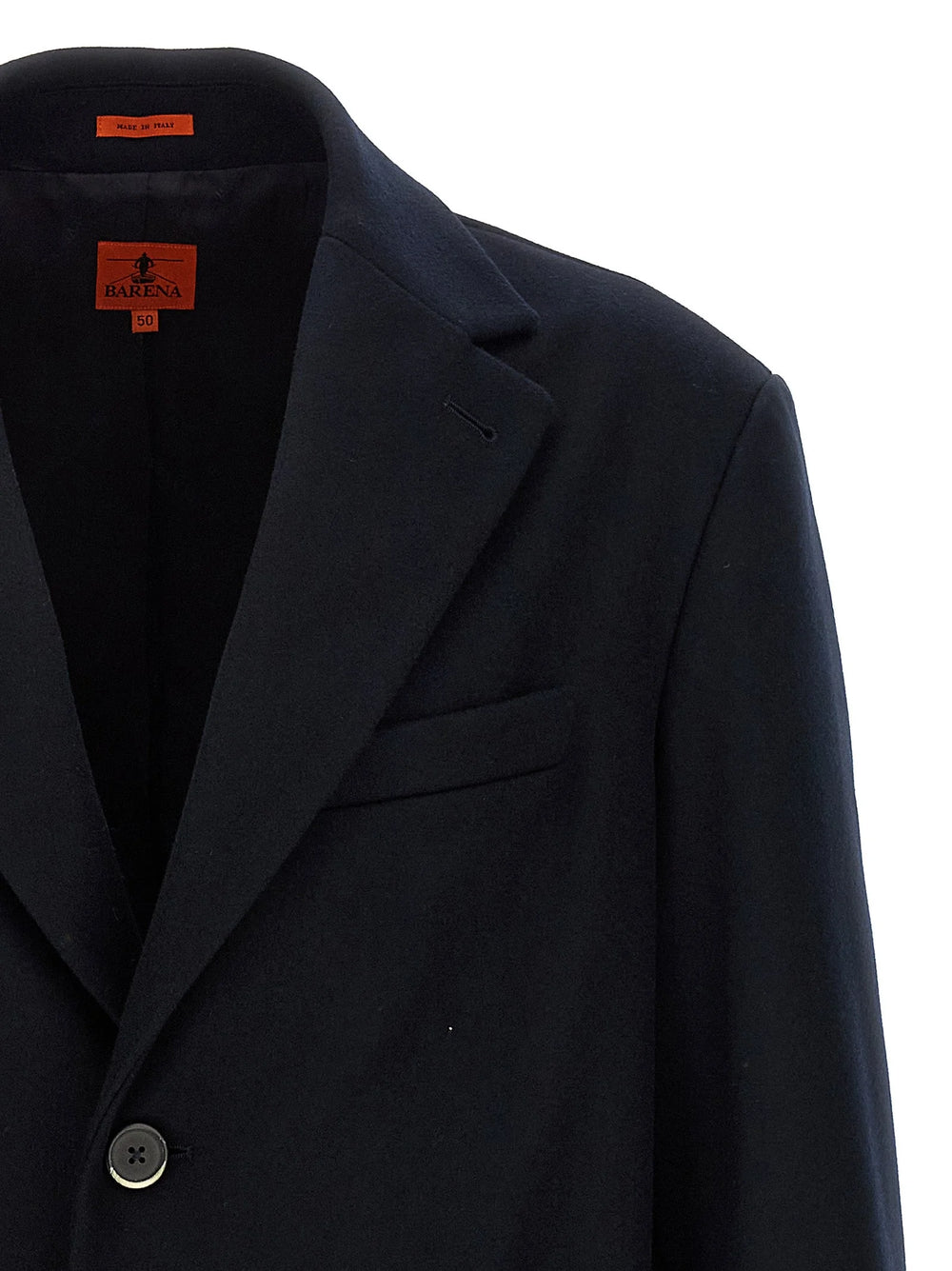 BARENA Blue Wool Coat - XXL