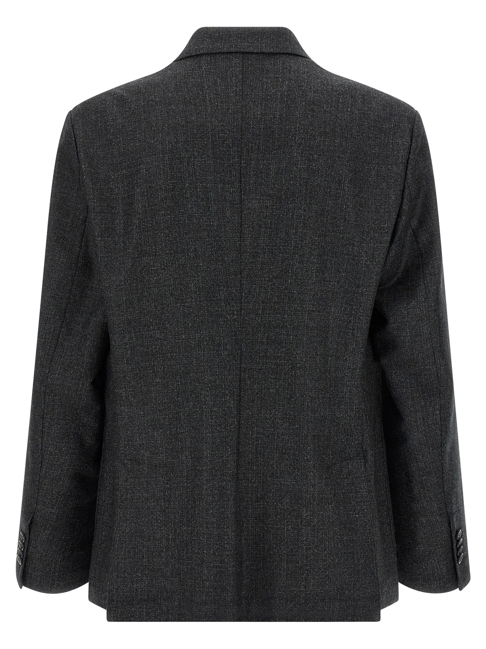 BARENA Gray Virgin Wool Blazer