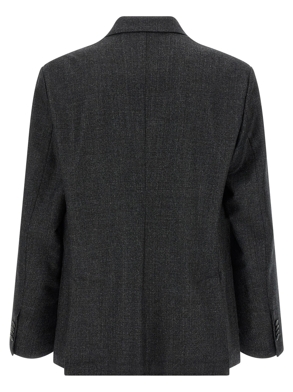 BARENA Gray Virgin Wool Blazer