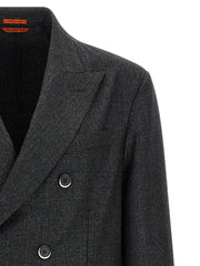 BARENA Gray Virgin Wool Blazer