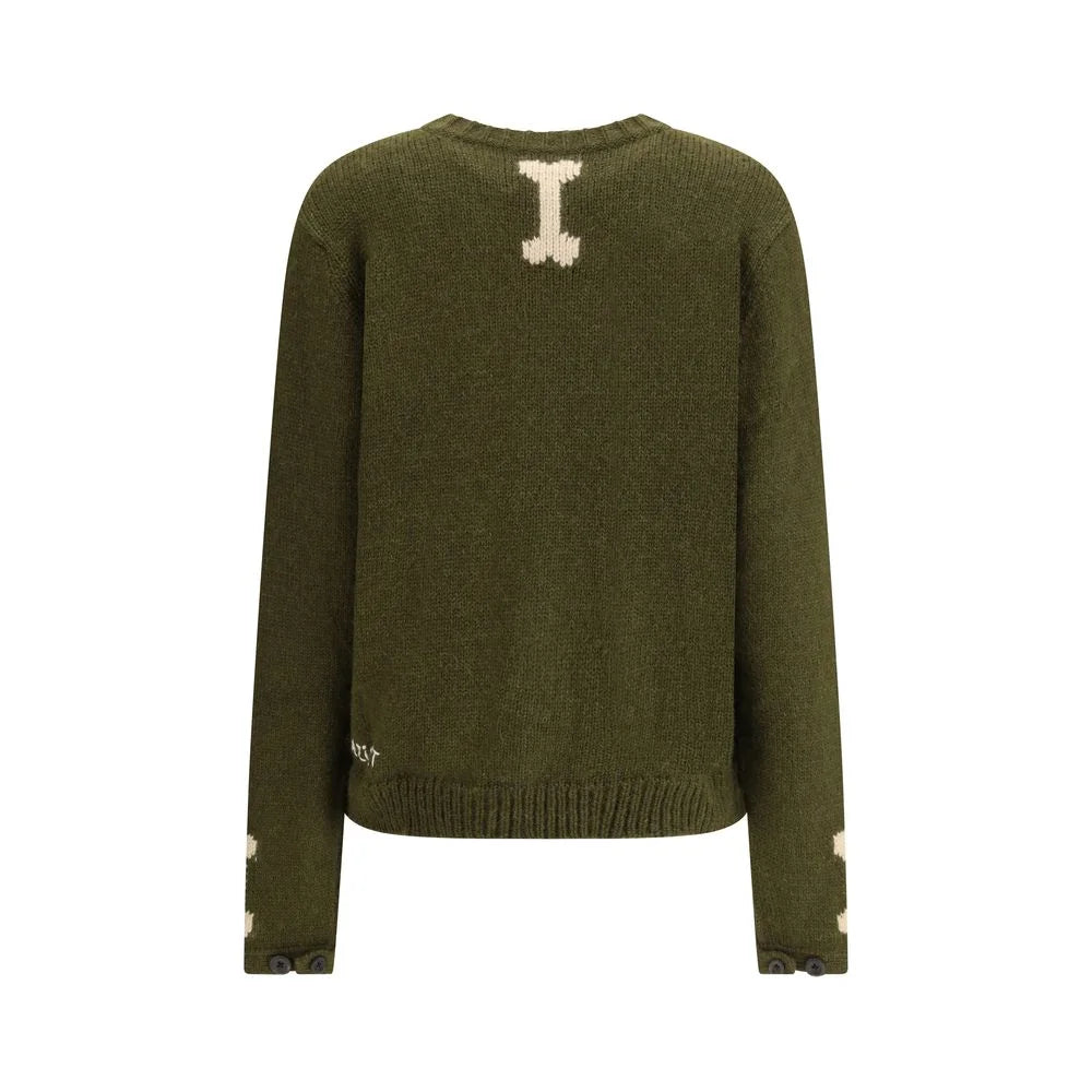 Baziszt Bicolor Alpaca Vicugna Pacos Cardigan