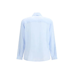 Baziszt Light Blue Cotton Dress Shirt