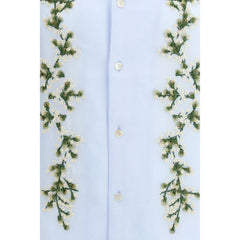 Baziszt Light Blue Cotton Dress Shirt