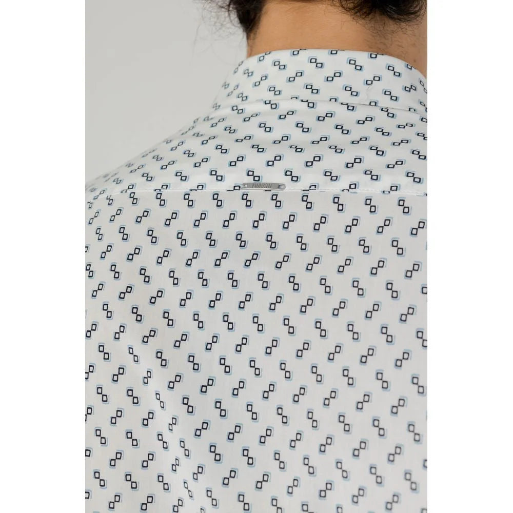 Antony Morato White Viscose Shirt - IT56 | 3XL