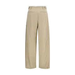 The Row Beige Silk Casual Pants - 2