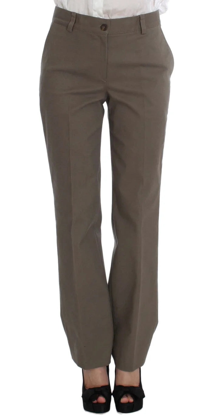 BENCIVENGA Beige Wool Cotton Suit - Pant Suits