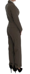 BENCIVENGA Beige Wool Cotton Suit - Pant Suits