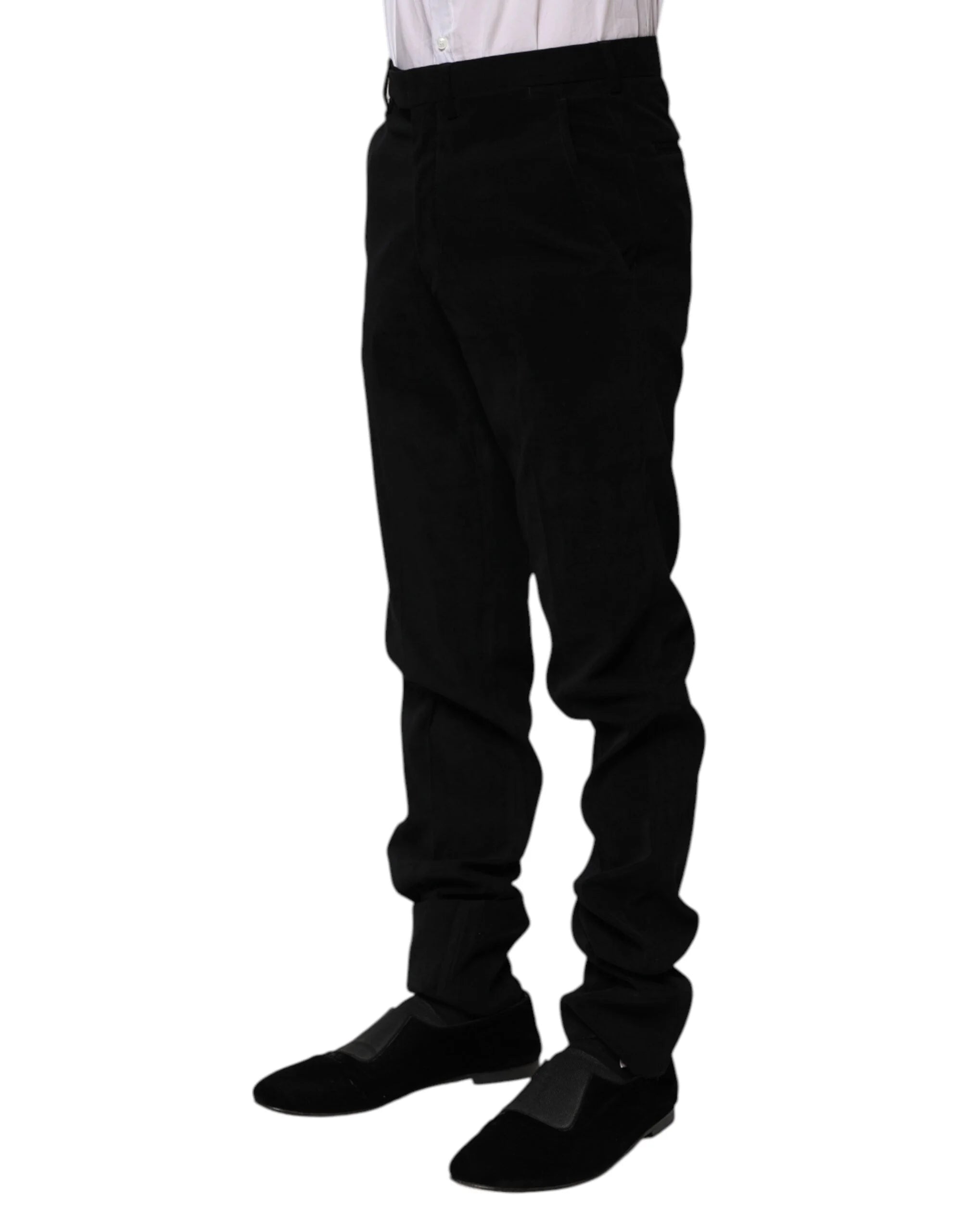 BENCIVENGA Black Mid Waist Dress Formal Pants - IT44 | XS - Trousers