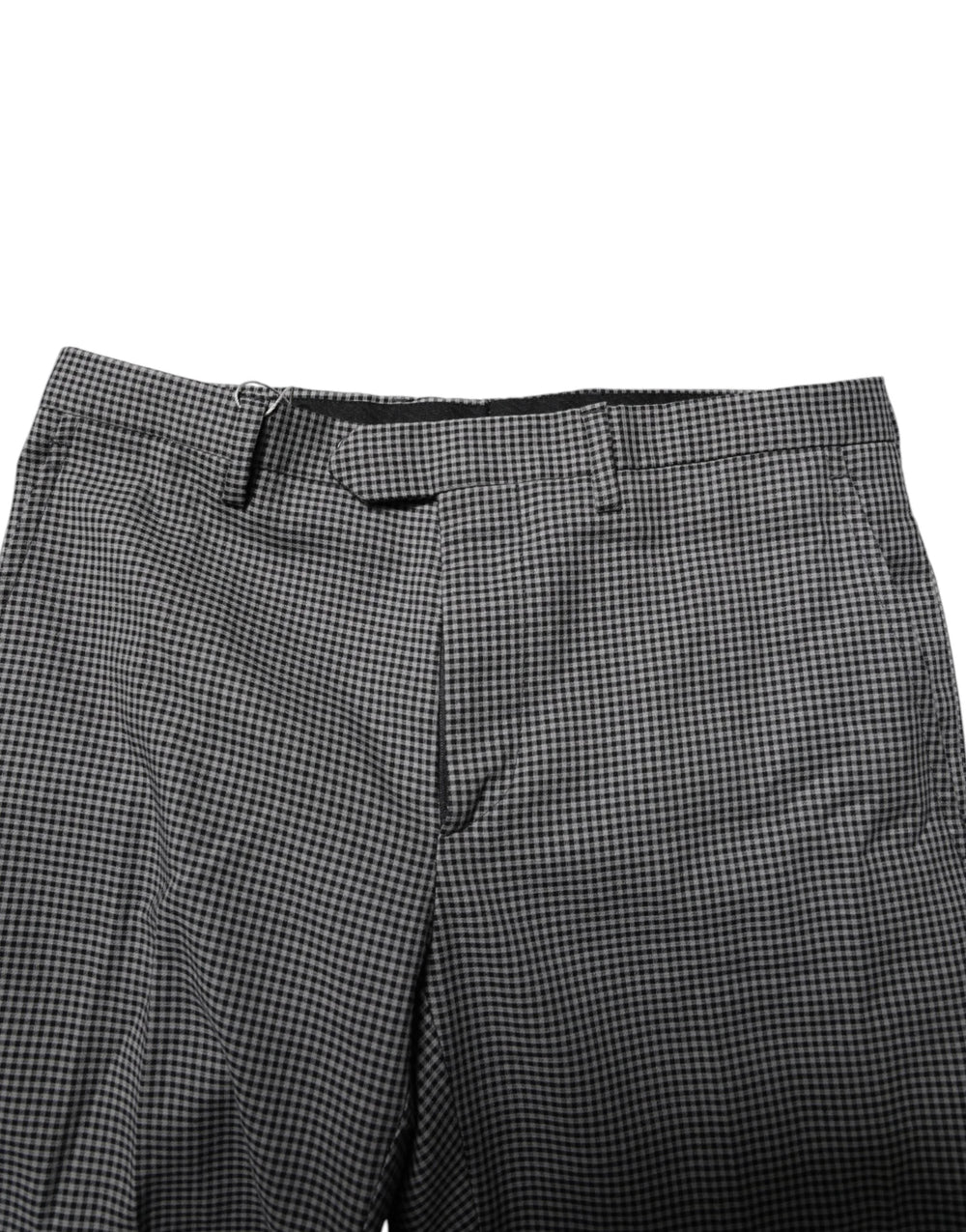BENCIVENGA Black White Checkered Tapered Dress Pants - IT46 | S - Trousers
