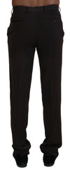 BENCIVENGA Brown Straight Fit Formal Men Pants - IT46 | S - Trousers