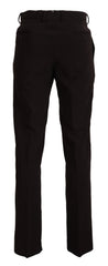 BENCIVENGA Brown Straight Fit Formal Men Pants - Trousers