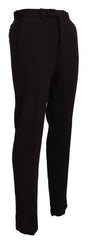 BENCIVENGA Brown Straight Fit Formal Men Pants - Trousers