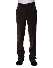 BENCIVENGA Dark Brown Mid Waist Dress Formal Pants - IT44 | XS - Trousers