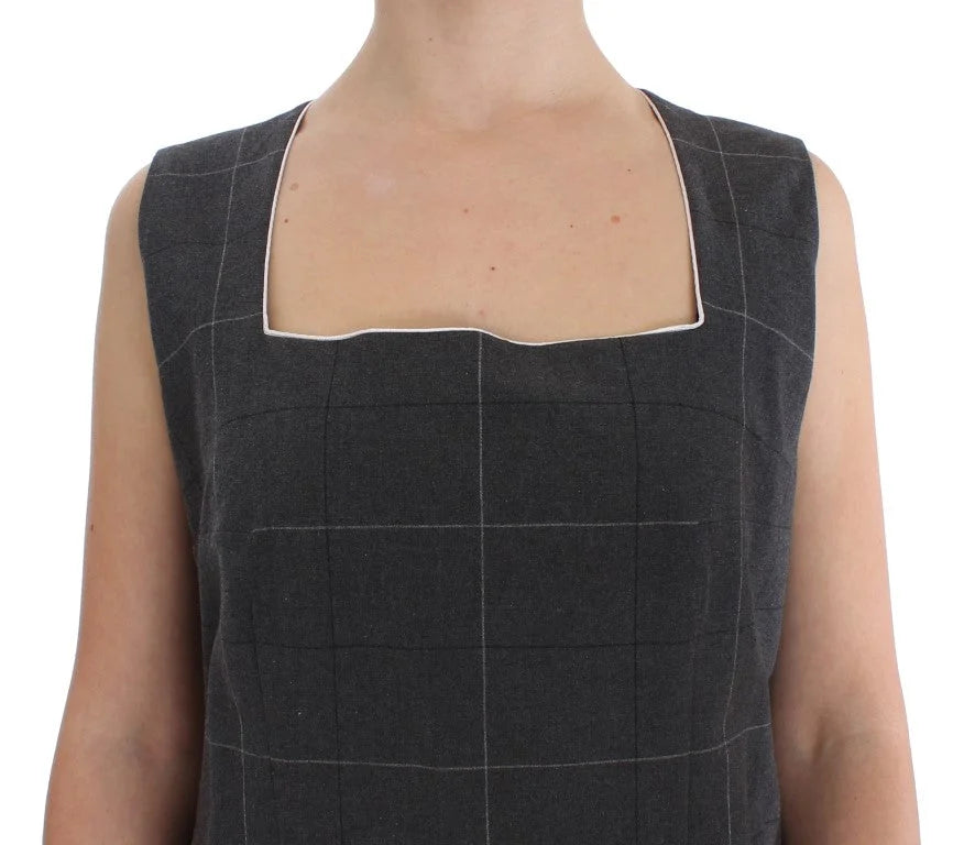 BENCIVENGA Gray Stretch Sheath Dress Suit Set - IT50 | XXL - Pant Suits