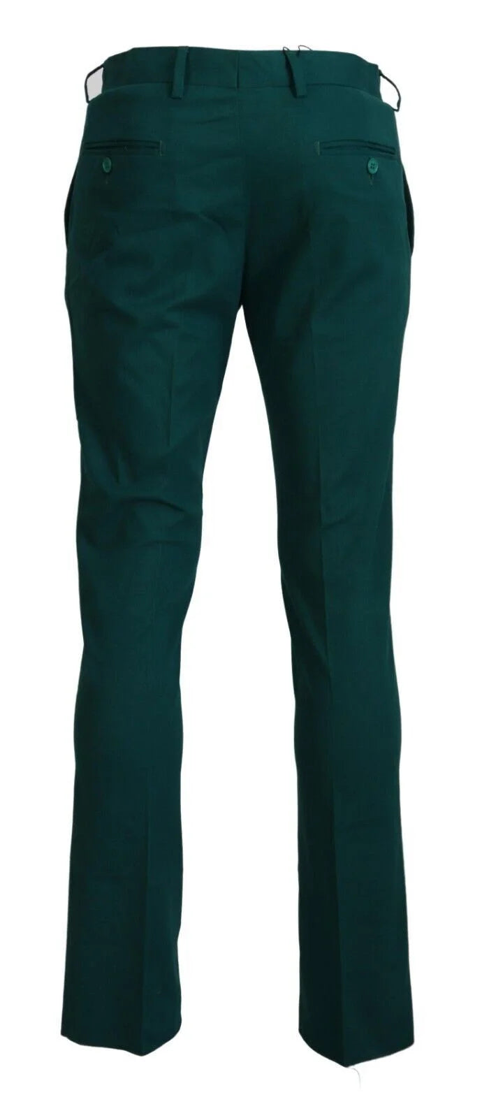 BENCIVENGA Green Straight Fit Men Formal Trousers Pants - Trousers