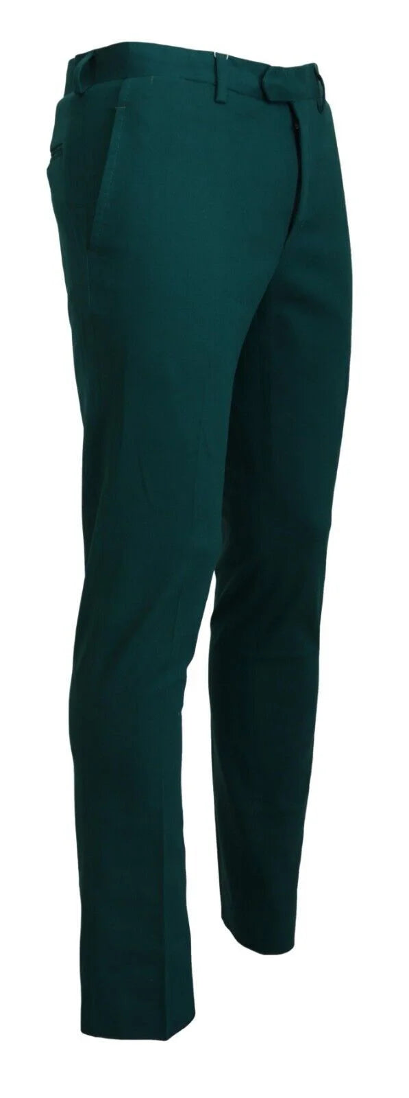 BENCIVENGA Green Straight Fit Men Formal Trousers Pants - Trousers