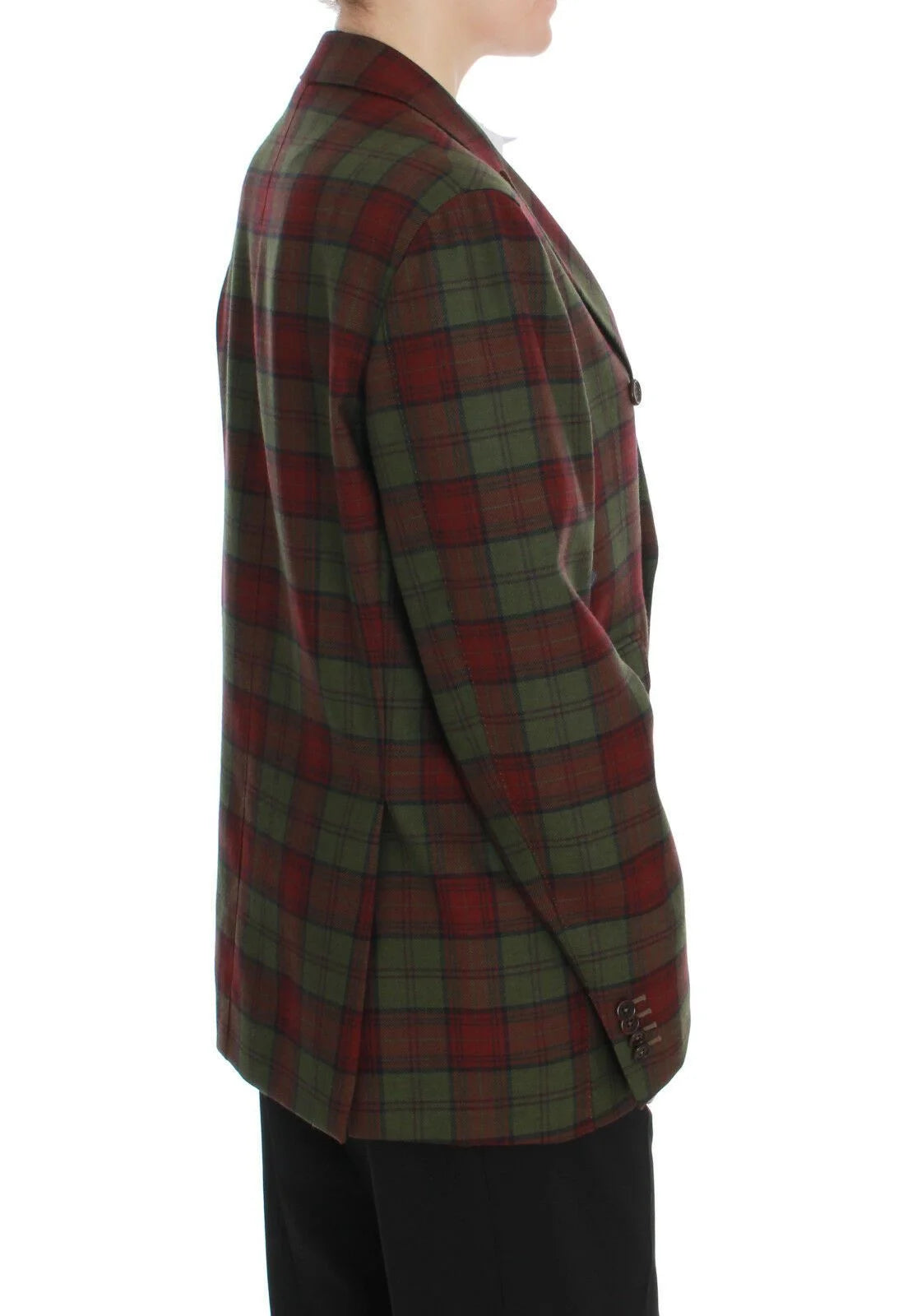 BENCIVENGA Green Wool Double Breasted Bordeaux - IT54 | XXL - Sport Jackets