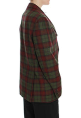 BENCIVENGA Green Wool Double Breasted Bordeaux - IT54 | XXL - Sport Jackets