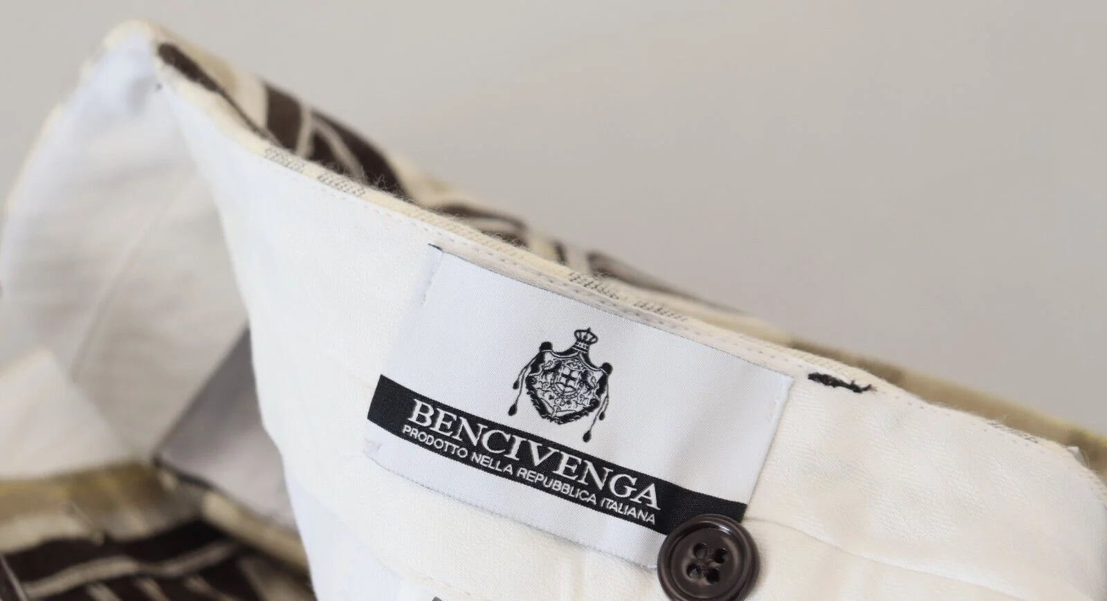 BENCIVENGA Multicolor Checkered Cotton Straight Fit Men Pants - Trousers