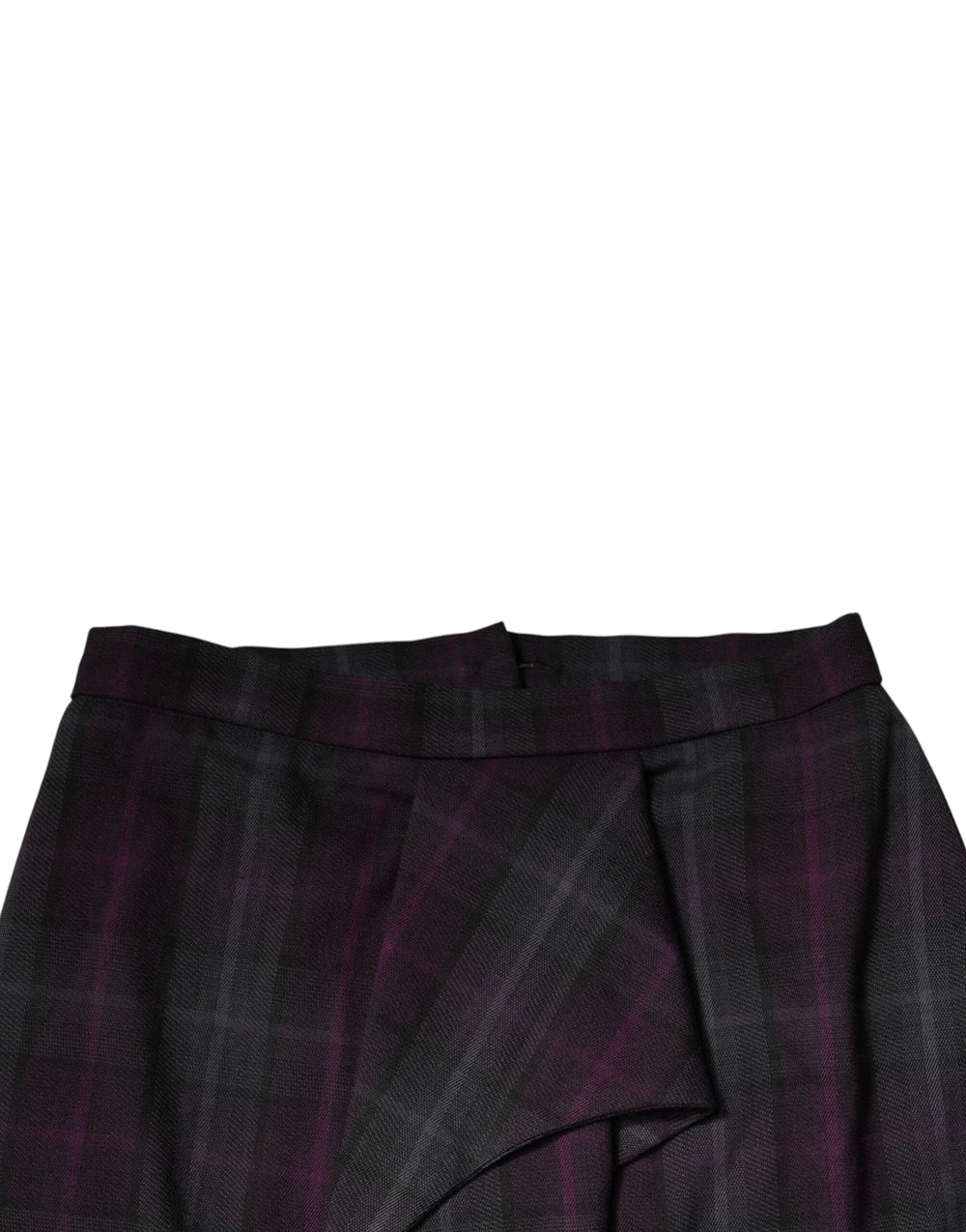 BENCIVENGA Multicolor Checkered Ruffle High Waist Mini Skirt - Skirts