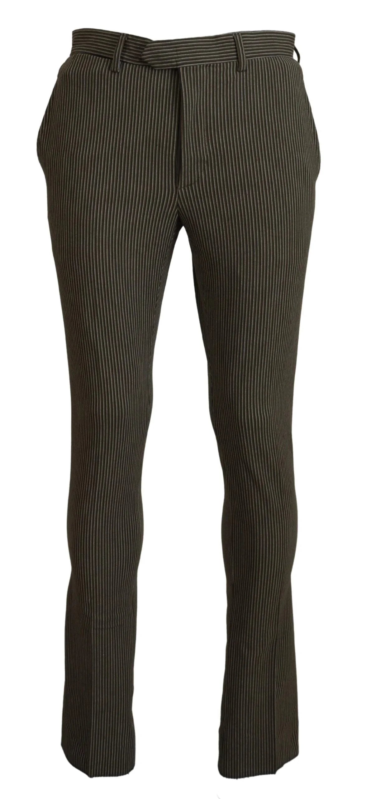 BENCIVENGA Multicolor Striped Pure Cotton Men Pants - Trousers